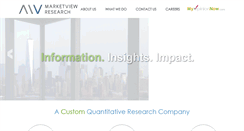 Desktop Screenshot of marketviewresearch.com