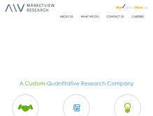 Tablet Screenshot of marketviewresearch.com